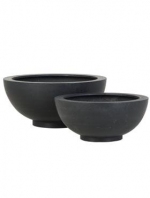 Fiberstone Maud bowl 40x18cm matt black