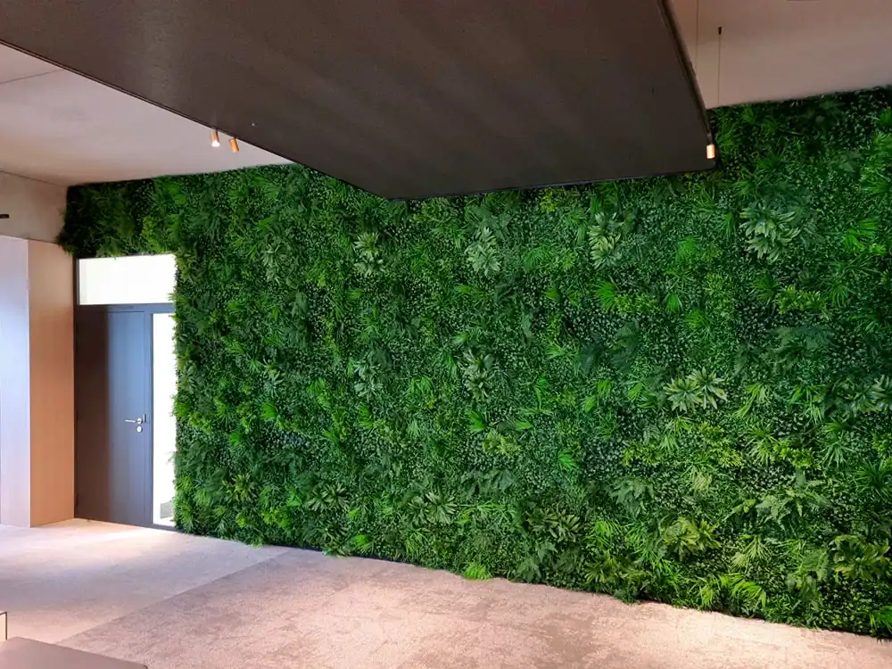Plantenwand vegetatie Jungle groen – FR – 100x100cm - Afbeelding 3