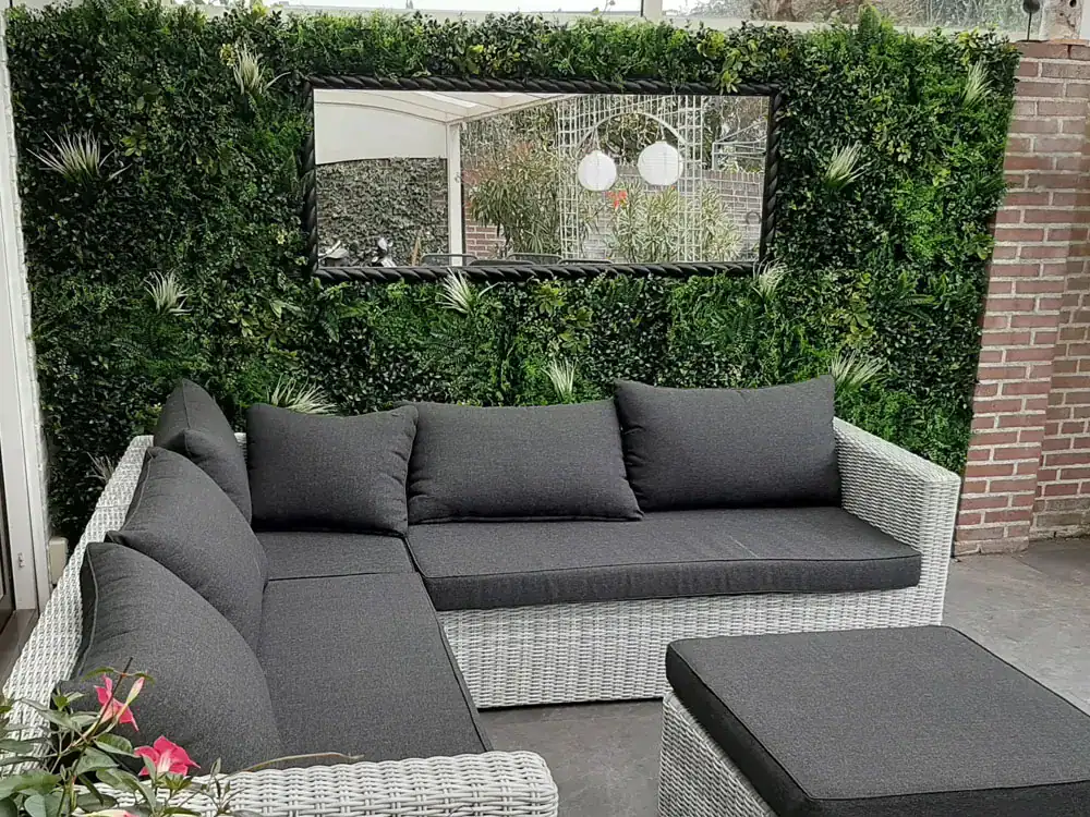 Plantenwand vegetatie fijn gevarieerd - 100x100cm - Afbeelding 3