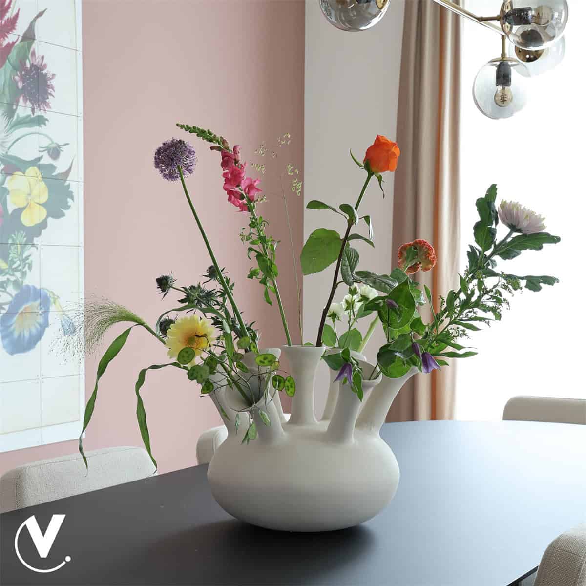 Vaas Amsterdam ivory Ø43 x H33 cm - Afbeelding 2