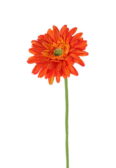 Kunstbloem Gerbera single, ø12cm, long stem, 63 cm