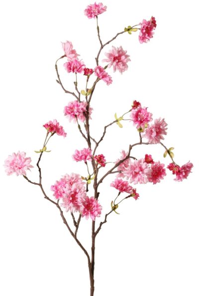 Kunstbloem Perzikbloesemtak roze 110cm