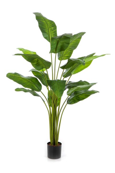 Kunstplant Strelitzia Traveller palm 170cm met 16 bladeren