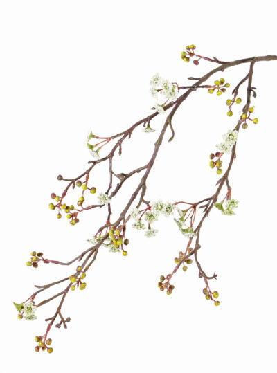 Kunstbessentak Maple fruit (Acer) , 10 clusters flowers 15cl berries 96cm