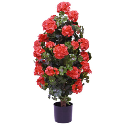 Kunstplant Geranium 110 UV rood