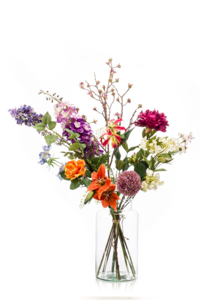 Kunstboeket XL Flower bomb 108cm