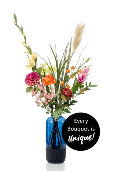 Kunstboeket XL flower power 95cm