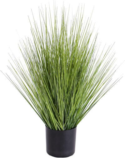 Kunst siergras in pot, groen 61cm