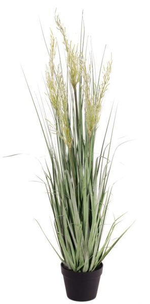 Kunstplant Gras (Miscanthus) met 4 pluimen 120cm