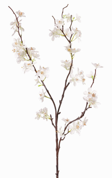 kunstbloem Appelbloesemtak 84cm creme