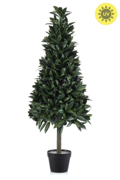 Kunstplant Laurier pyramide in pot 120cm UV