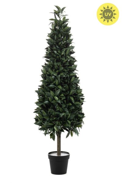 Kunstplant Laurier pyramide in pot 75cm UV