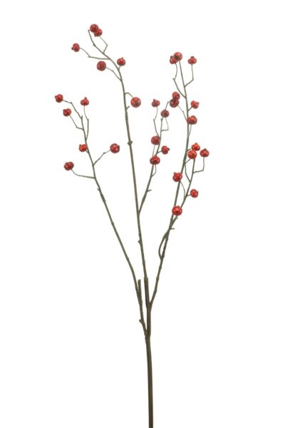 Kunstbessentak rood 80cm