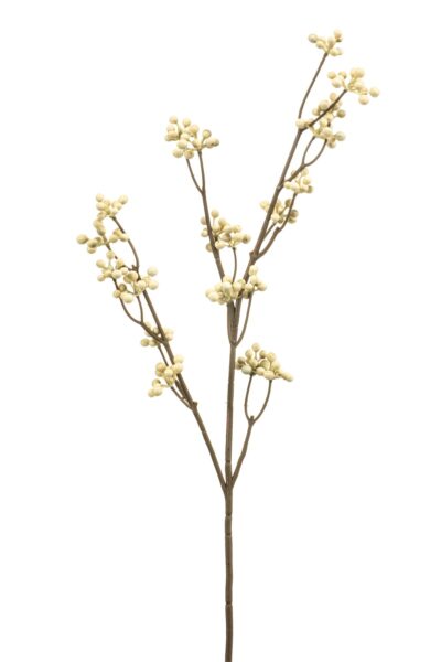 Kunstbessentak creme 75cm